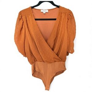 Peach Love California Rust Bodysuit